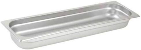 Winco Half Size (Long) 2.5" Deep Metal Food Pan/Steam Table Pan, Anti-Jam, 22 Gauge in Saudi Arabia