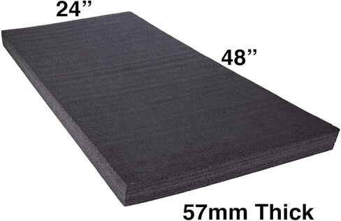 ECONO FOAM ™ رغوة ذات طبقات سوداء مقاس 24 بوصة × 48 بوصة لمشاريع كايزن (20 مم - 7/8 بوصة، أسود) in Kuwait
