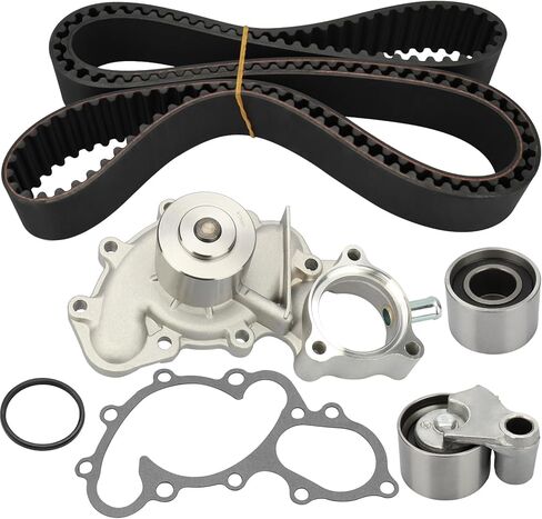 طقم حزام توقيت المحرك من IRONTEK مع مضخة مياه لـ 1998-02 لـ Honda Passport، 1998-99 لـ Acura SLX، 1998-00 لـ Isuzu Amigo، 1998-03 Rodeo، 2002-03 Axiom، 1998-02 Trooper، TCKWP303، WP303K1AS، TBK303 in Kuwait