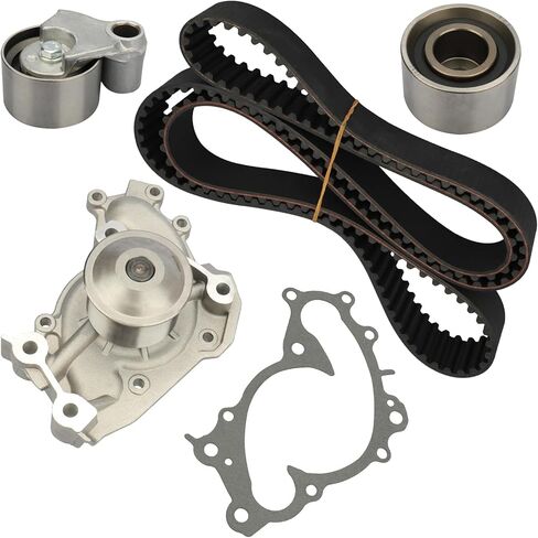 طقم حزام توقيت المحرك من IRONTEK مع مضخة مياه لـ 1998-02 لـ Honda Passport، 1998-99 لـ Acura SLX، 1998-00 لـ Isuzu Amigo، 1998-03 Rodeo، 2002-03 Axiom، 1998-02 Trooper، TCKWP303، WP303K1AS، TBK303 in Kuwait