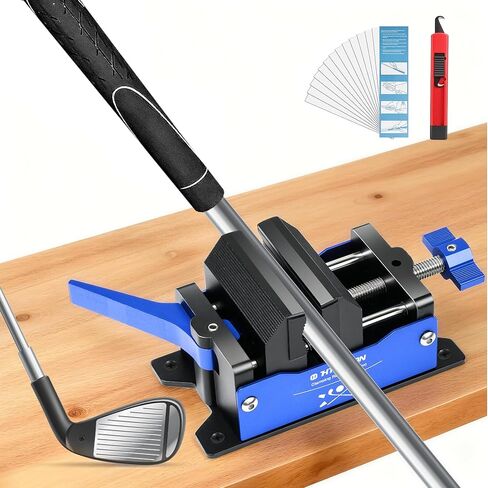 مجموعة أدوات إعادة الإمساك بالجولف مع شريط بديل، وسكين الخطاف (بدون مذيب)، وملزمة نادي الجولف لإعادة الإمساك، ومشبك الملزمة المنزلية سريع الفك، والألومنيوم in Kuwait