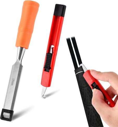 Xiaokeis Golf Grip Tape Stripper Remover Tool with Golfs Hook Blade for Graphite and Steel Shafts Tape Remover,Golf Grip Repair Kits,Ideal Gift for Men and Women in Kuwait
