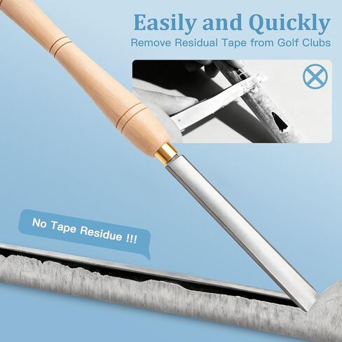 مجموعة مقابض الجولف، مجموعة إعادة مقابض الجولف مع أداة إزالة شريط مقابض الجولف، 15 شريطًا لمقبض الجولف، شفرة خطاف قابلة للسحب ومشبك ملزمة مطاطية لإعادة مقابض نادي الجولف in Kuwait