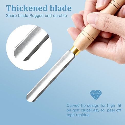 مجموعة مقابض الجولف، مجموعة إعادة مقابض الجولف مع أداة إزالة شريط مقابض الجولف، 15 شريطًا لمقبض الجولف، شفرة خطاف قابلة للسحب ومشبك ملزمة مطاطية لإعادة مقابض نادي الجولف in Kuwait