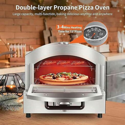 Commercial Pizza Drawer Toaster Oven, Stainless Steel Electric Pizza Oven with Timer, for Hotel Restaurant Home Baked in Saudi Arabia