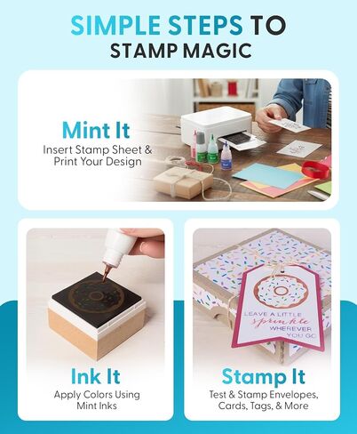 Silhouette America, Silhouette Mint Custom Printer (White) 4x4 in Kuwait