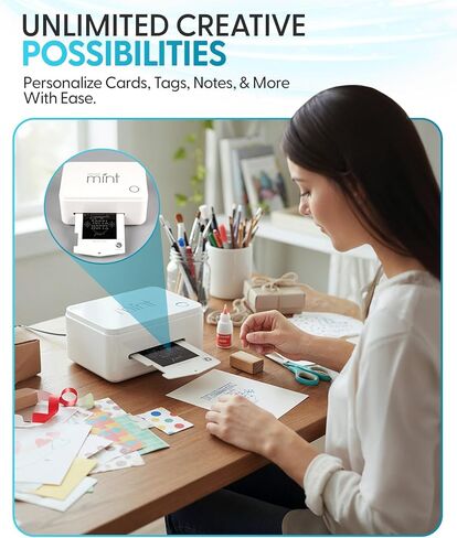 Silhouette America, Silhouette Mint Custom Printer (White) 4x4 in Kuwait