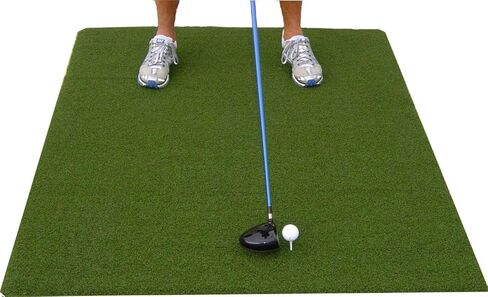 Premium 5'X5' Luxury Tee Golf Hitting Mat- Holds a Wooden tee in Kuwait