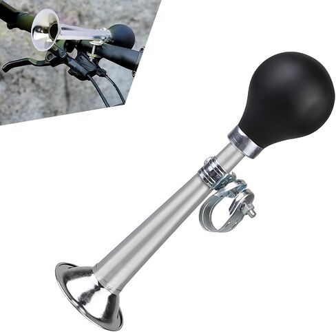 Bike Horn, Classic Waterproof & Rustproof Metal Squeeze Horn with Loud Sound, Plug & Play Handlebar Mount Speaker, Universal for Adult, Kids Bicycles (Red) in Saudi Arabia