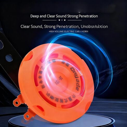 Akozon 36V/48V/60V/72V Electric Horn - Smart Electronic Horn Ring with Low Power Consumption and High Volume Sound in Saudi Arabia