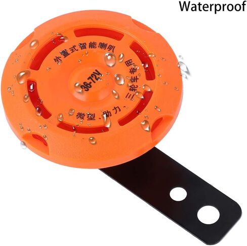 Akozon 36V/48V/60V/72V Electric Horn - Smart Electronic Horn Ring with Low Power Consumption and High Volume Sound in Saudi Arabia