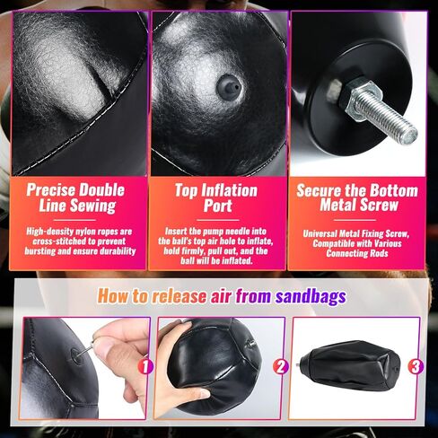 Boxing Speed Universal 8mm Screw and a Replaceable Spare Sandbag for Dynamic and Enduring Training Sessions in Saudi Arabia