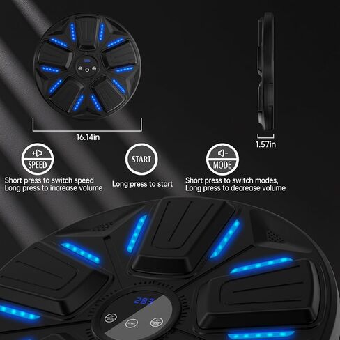 آلة ملاكمة الموسيقى من أنهاو للبالغين والأطفال، ألعاب للمراهقين، معدات تدريب الملاكمة الموسيقية الذكية، آلة اللكم الموسيقية، تتحرك مع الموسيقى، هدية رائعة لشخص مفعم بالحيوية in Kuwait