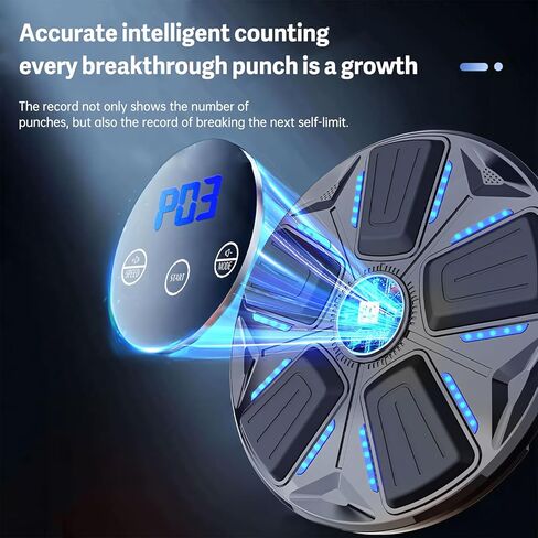 آلة ملاكمة الموسيقى من أنهاو للبالغين والأطفال، ألعاب للمراهقين، معدات تدريب الملاكمة الموسيقية الذكية، آلة اللكم الموسيقية، تتحرك مع الموسيقى، هدية رائعة لشخص مفعم بالحيوية in Kuwait