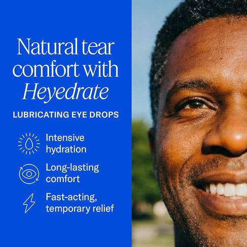 قطرات عين خالية من المواد الحافظة السريرية من هيدرات - زجاجة 33 أونصة سائلة - دموع صناعية لترطيب مكثف - قطرات عين للعيون الجافة وحماية طويلة الأمد in Kuwait