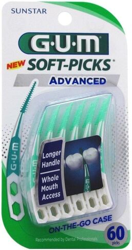 GUM Soft-Picks Advanced, 60 Count (Pack of 2) in Kuwait