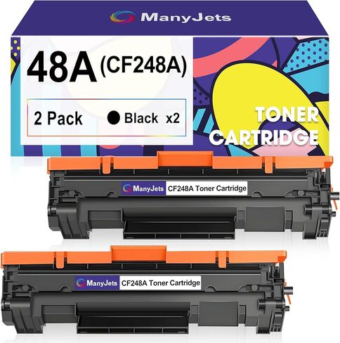 48A CF248A Compatible Toner Cartridge Replacement for HP 48A CF248A Work with HP M15w M29w M28w M15a M31w M16a M16w M28a M29a M30w Printer (Black,2-Pack) in Kuwait
