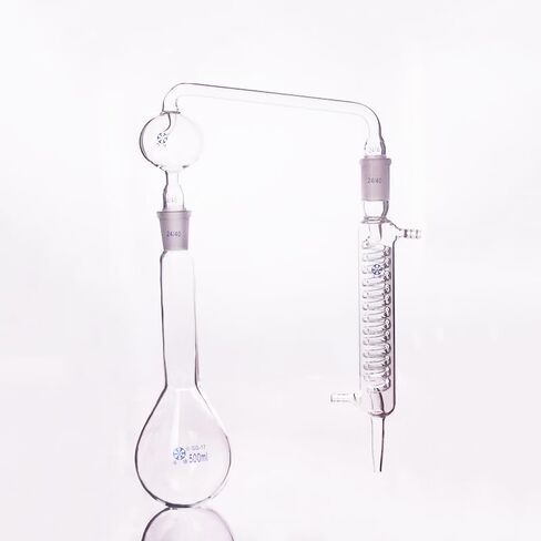 Kjeldahl distillation unit, Kjeldahl still, Flask 500mL, Condenser tube cooling length 200mm, Joint 24/40 in Kuwait