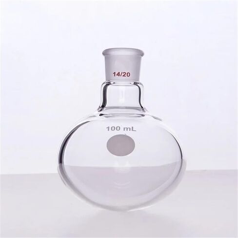 Single neck round bottom ball bottle, Joint 14/20, Capacity 5mL-500mL, Borosilicate Glass Flask, F301(250mL-F301250) in Kuwait
