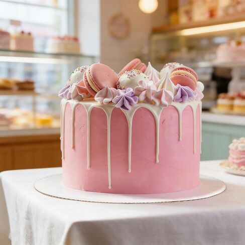 50 حزمة من ألواح الكيك مستديرة 25.4 سم، لوحة قاعدة الكيك، حلقات كعك من الورق المقوى، جولات من الورق المقوى للبيتزا، ألواح سفلية للكعك للحلوى والبيتزا والزفاف وأعياد الميلاد والحفلات in Kuwait