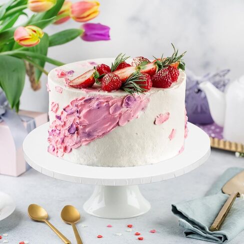 16 Inch Cake Boards, 3 pcs Cake Drums 1/2" Thick, White Cakes Corrugated Cardboard Rounds Base for Heavy or Multi Layer Cakes, Dessert, Crafts Display in Kuwait