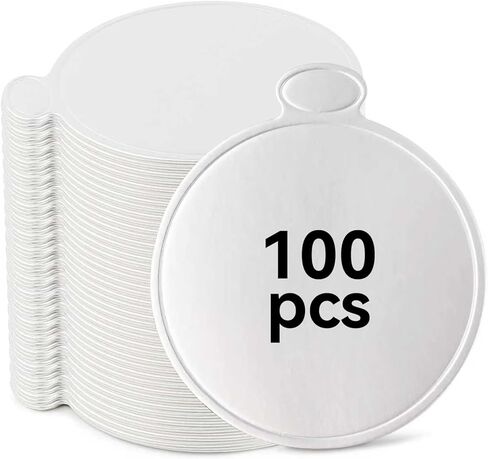 PineHaven 100 Pcs Mini Cake Boards 3 Inch,Pink Round Cardboard Cupcakes Base for Desserts, Pastries, Mousse, Food Grade Disposable Cake Display Board for Wedding,Party Bakin,Birthday,Cake DIY in Saudi Arabia