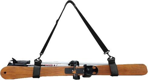 Ski Straps for Carrying,Ski Strap and Pole Carrier Ski Carrier Strap Snowboard, Pole and Boot Carry Sling Straps Kit Cushioned Shoulder Sling Ski Carrying Strap Snowboard Carrier Carry Strap in Kuwait
