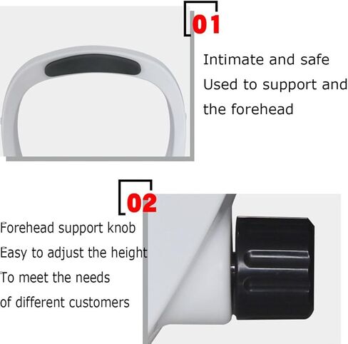 Vision Training Forehead Bracket, Forehead Support Optometry Accessories with Height Adjustment Knob, 95mm Lifting Distance, for Auto Refractometer, Vision Training, Optical I in Saudi Arabia