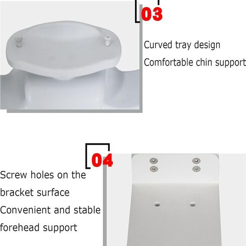 Vision Training Forehead Bracket, Forehead Support Optometry Accessories with Height Adjustment Knob, 95mm Lifting Distance, for Auto Refractometer, Vision Training, Optical I in Saudi Arabia