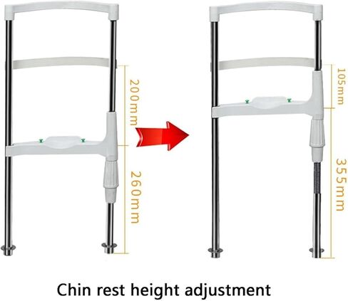 Chin Rest Forehead Support Optometry Accessories, Lifting Chin Bracket with Adjustment Knob, Vision Training Forehead Bracket for Eyeglasses Equipment Vision in Saudi Arabia