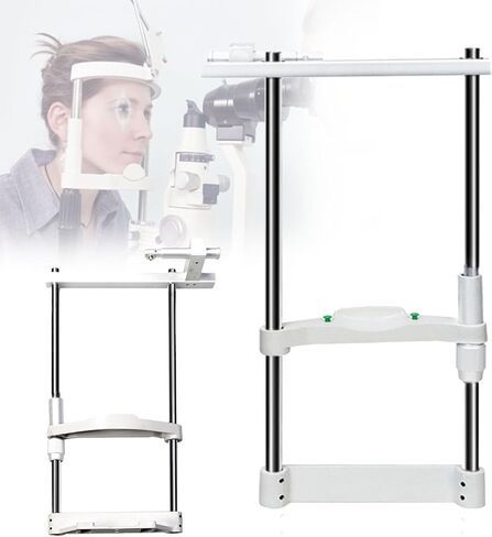 Vision Training Forehead Support, with Height Adjustment Knob Lifting Distance 0-95mm, Chin Forehead Support Optometry Accessories for Vision Care Centers, Optometry Training in Saudi Arabia