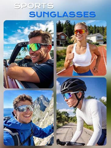 BangLong Sports Sunglasses for Women Men, UV400 Protection Cycling Sun Glasses for Running Baseball Fishing Driving in Saudi Arabia