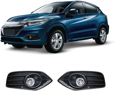 Fog Light Assembly Compatible with 2019 2020 2021 2022 Honda HRV HR-V LED Fog Lights Lamps with Assembly Set L&R Side in Kuwait