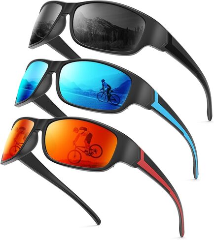 NSSIW Polarized Sunglasses-Men Sports Mens-Sunglasses: Sun Glasses Women Polarized UV400 Protection for Fishing Running Golf in Kuwait