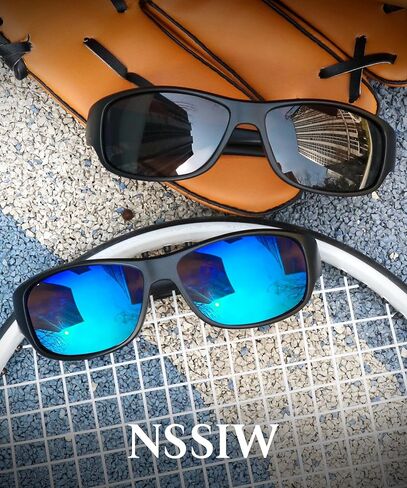نظارات شمسية مستقطبة من NSSIW - نظارات رياضية للرجال - نظارات شمسية: نظارات شمسية للنساء مستقطبة حماية من الأشعة فوق البنفسجية 400 لصيد الأسماك والجري والجولف in Kuwait