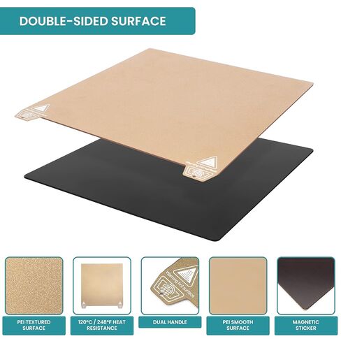 ورقة PEI مقاس 235 مم × 235 مم وملصق مغناطيسي (عبوتان) in Kuwait