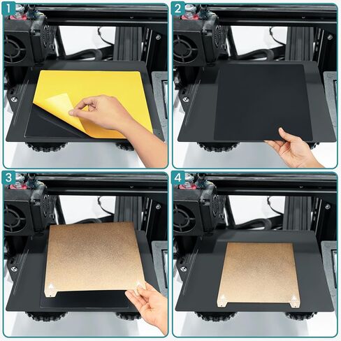 ورقة PEI مقاس 235 مم × 235 مم وملصق مغناطيسي (عبوتان) in Kuwait