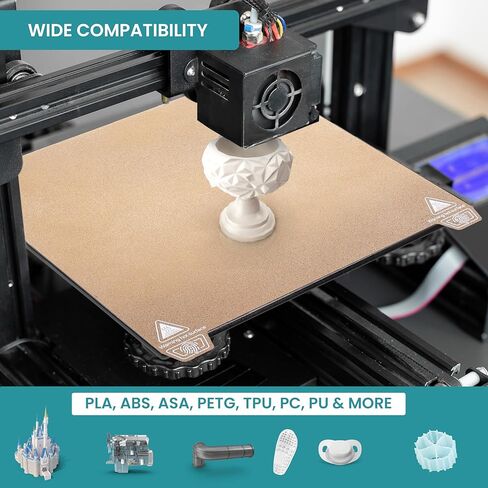 ورقة PEI مقاس 235 مم × 235 مم وملصق مغناطيسي (عبوتان) in Kuwait