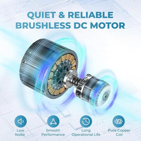 محرك علوي للمختبر - خلاط عالي اللزوجة سعة 20 لترًا (10,000 سنتي بويز)، محرك رقمي 100-2000 دورة في الدقيقة مع شاشة LCD ومؤقت وتعزيز عزم الدوران ومشبك دورق للكيمياء والبيولوجيا والأبحاث in Kuwait