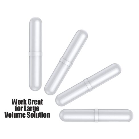 قضيب التحريك المغناطيسي كبير الحجم، قضبان التحريك/قضبان التحريك، قضيب التحريك/الخلاط PTFE. Spinbar تفلون المثمن قضيب التحريك المغناطيسي، 4 حزم، 50 مم / 1.96 بوصة in Saudi Arabia