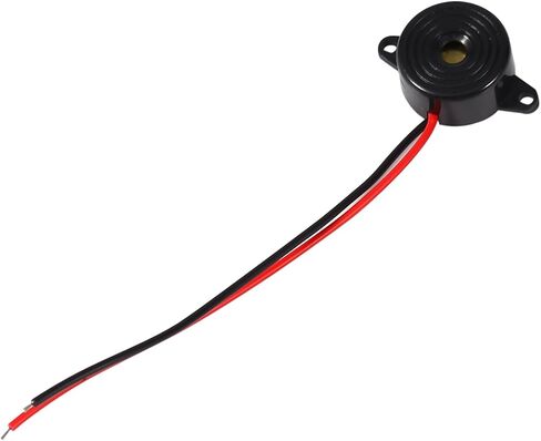 3 24V Piezo Electronic Buzzer Alarm Continuous Sound Cable Length 100mm in Saudi Arabia