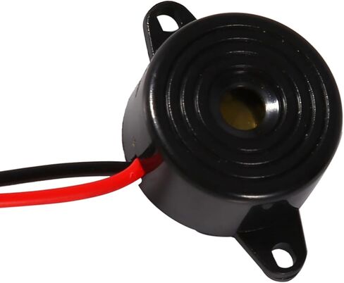 3 24V Piezo Electronic Buzzer Alarm Continuous Sound Cable Length 100mm in Saudi Arabia