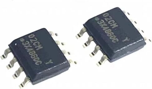 20 قطعة AT24C02 AT24C02C-SSHM-T 02 سنتيمتر EEPROM المنفذ التسلسلي شريحة الذاكرة 2KB SOP8 in Kuwait