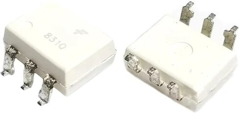 10 قطعة الأبيض 4N25 Optocoupler الترانزستور الناتج الجيل EL4N25 SMD SOP-6 in Kuwait