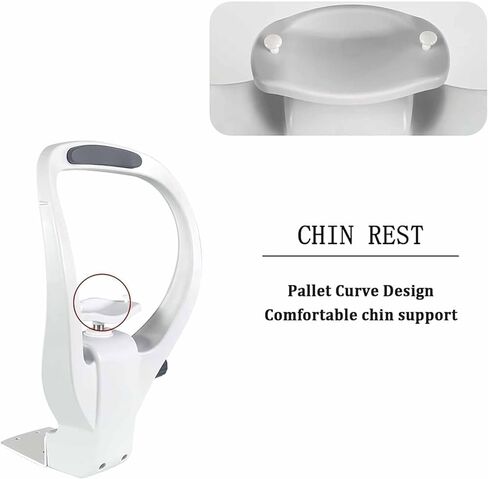 ERICAT Adjustable Lifting Forehead Bracket Equipment, Chin Rest Forehead Support Optometry Accessories with Adjustment Knob, Automatically Lifting Adjustment and Curved, for Eyeglass Stores in Saudi Arabia