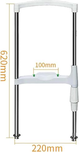 H-Type Optometry Chin Rest, Adjustable Vision Training Chin Support with Knob Control, 260-360mm Distance & 100mm Height Lift for Optical Instruments in Kuwait