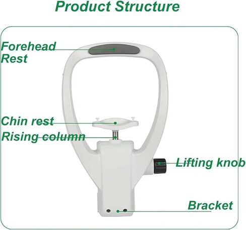COYEUX Optometry Lifting Chin Bracket, Forehead Support Optometry Accessories, Forehead Support Spacing 15cm~19cm, Front Side Dimensions 46x25cm, for Eyeglasses Store in Saudi Arabia