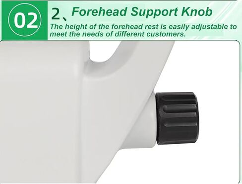 COYEUX Optometry Lifting Chin Bracket, Forehead Support Optometry Accessories, Forehead Support Spacing 15cm~19cm, Front Side Dimensions 46x25cm, for Eyeglasses Store in Saudi Arabia