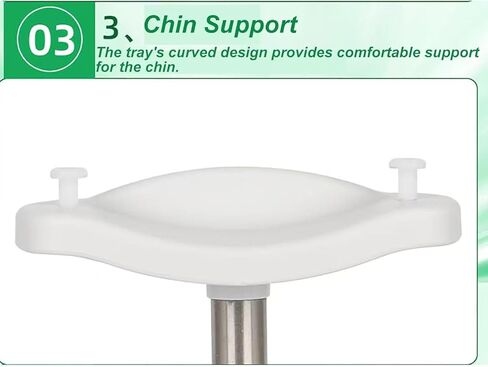 COYEUX Optometry Lifting Chin Bracket, Forehead Support Optometry Accessories, Forehead Support Spacing 15cm~19cm, Front Side Dimensions 46x25cm, for Eyeglasses Store in Saudi Arabia