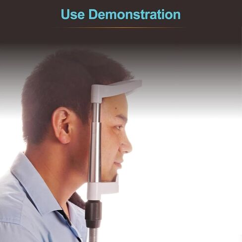 دعامة رفع الذقن لقياس البصر، دعم للجبهة قابل للتعديل، مسند ذقن منحني مريح، للتدريب على الرؤية بمقياس الانكسار التلقائي، المعدات البصرية in Kuwait